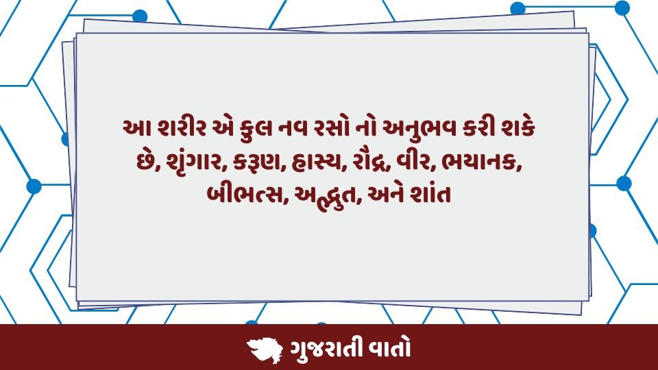 Janva jevu- Human Body Fact in Gujarati